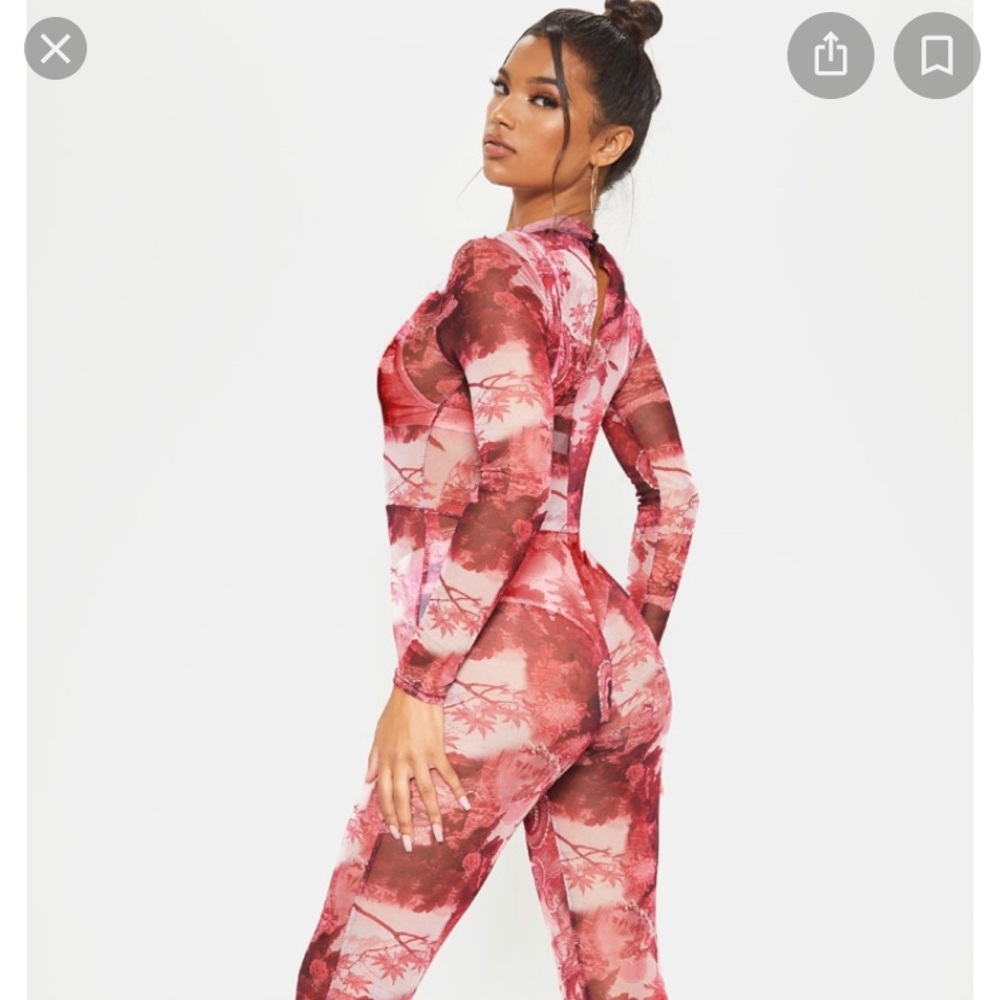 PLT Red Jumpsuit NWT